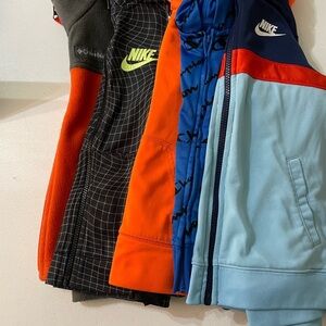 BTS Nike Boys Kids' Blue and Orange Jacket Clothes